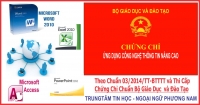 Chứng Chỉ Ứng Dụng Công Nghệ Thông Tin Nâng Cao